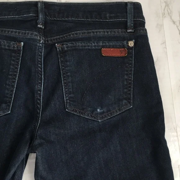 Joe's Jeans Boot Cut Provocateur Taylor Wash Dark Indigo Rinse Designer Jeans - Picture 16 of 16